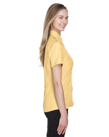 Harriton Ladies' Barbados Textured Camp Shirt Harriton