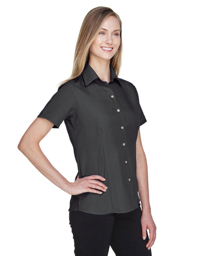 Harriton Ladies' Barbados Textured Camp Shirt