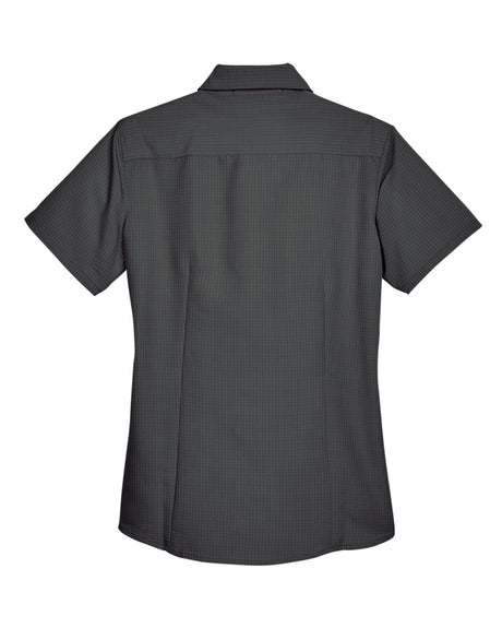 Harriton Ladies' Barbados Textured Camp Shirt Womens Apparel Shirts & Tops