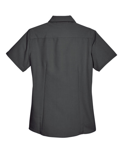 Harriton Ladies' Barbados Textured Camp Shirt