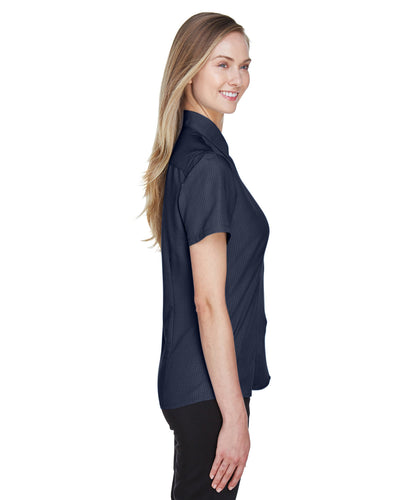 Harriton Ladies' Barbados Textured Camp Shirt