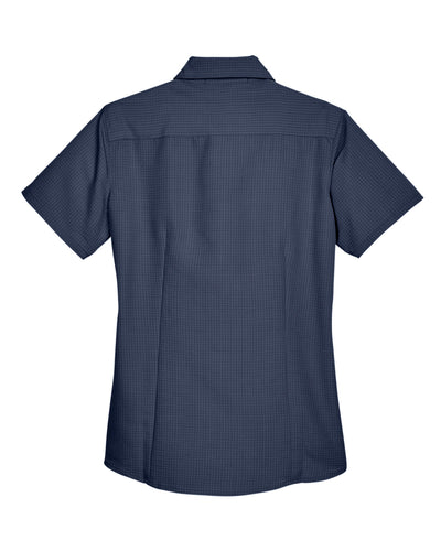 Harriton Ladies' Barbados Textured Camp Shirt