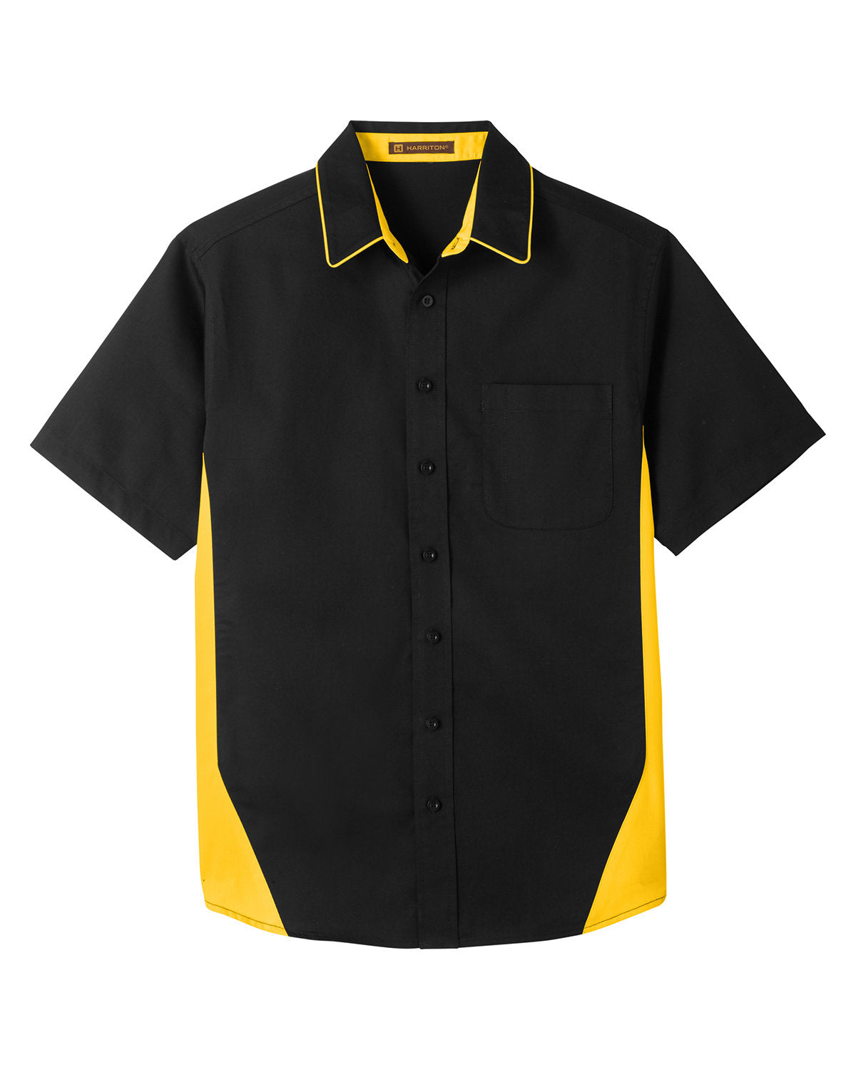 Harriton Men's Flash IL Colorblock Short Sleeve Shirt Harriton