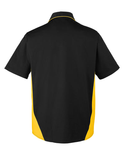 Harriton Men's Flash IL Colorblock Short Sleeve Shirt