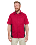 Harriton Men's Flash IL Colorblock Short Sleeve Shirt Harriton