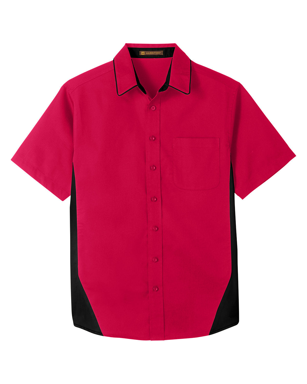 Harriton Men's Flash IL Colorblock Short Sleeve Shirt Harriton