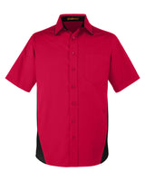 Harriton Men's Flash IL Colorblock Short Sleeve Shirt Harriton
