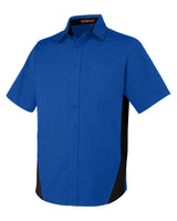 Harriton Men's Flash IL Colorblock Short Sleeve Shirt Harriton