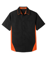 Harriton Men's Flash IL Colorblock Short Sleeve Shirt Harriton
