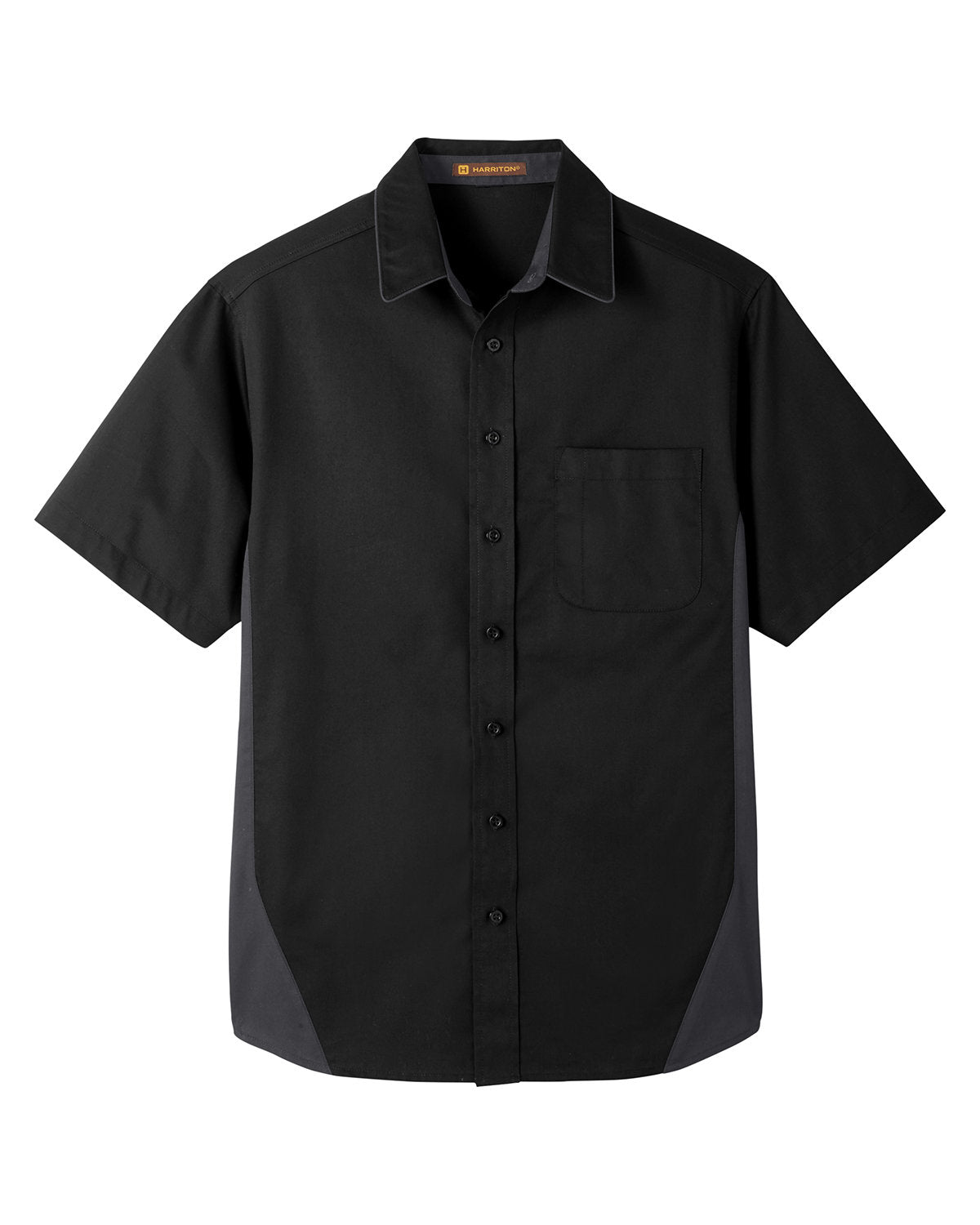 Harriton Men's Flash IL Colorblock Short Sleeve Shirt Harriton