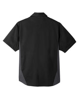 Harriton Men's Flash IL Colorblock Short Sleeve Shirt Harriton