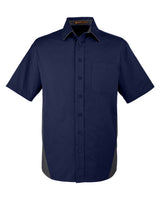 Harriton Men's Flash IL Colorblock Short Sleeve Shirt Harriton