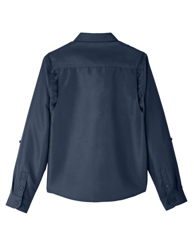Harriton Ladies' Key West Long-Sleeve Performance Staff Shirt