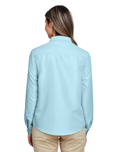 Harriton Ladies' Key West Long-Sleeve Performance Staff Shirt