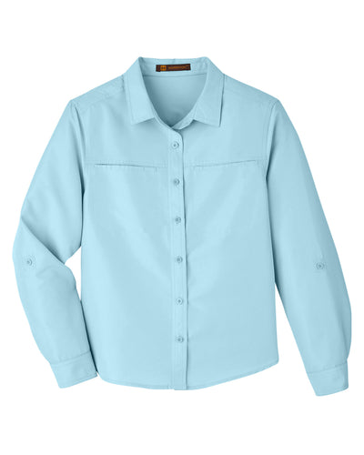 Harriton Ladies' Key West Long-Sleeve Performance Staff Shirt