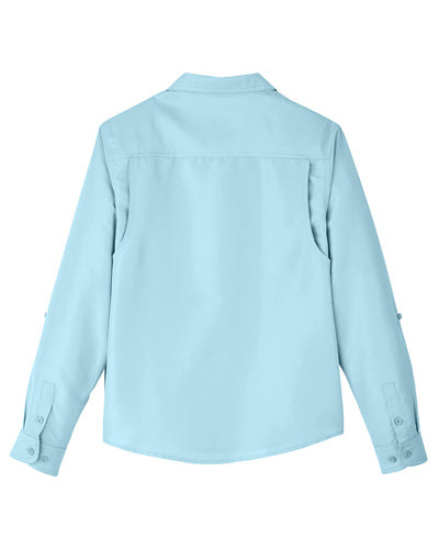 Harriton Ladies' Key West Long-Sleeve Performance Staff Shirt