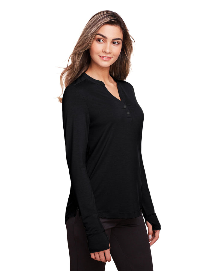 North End Ladies' Jaq Snap-Up Stretch Performance Pullover North End