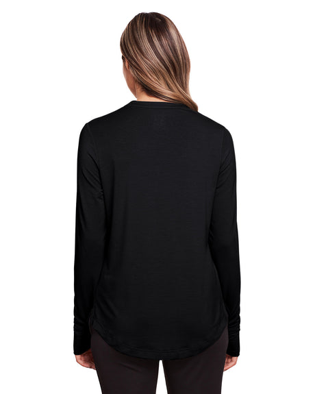 North End Ladies' Jaq Snap-Up Stretch Performance Pullover North End