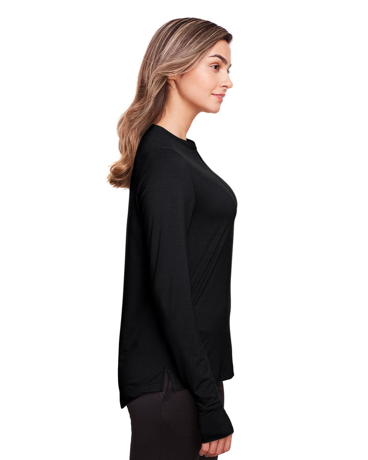 North End Ladies' Jaq Snap-Up Stretch Performance Pullover North End