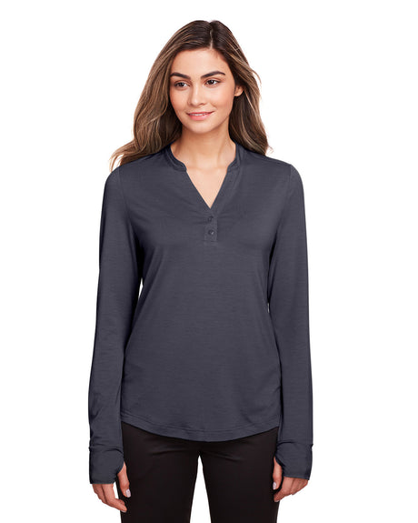 North End Ladies' Jaq Snap-Up Stretch Performance Pullover North End