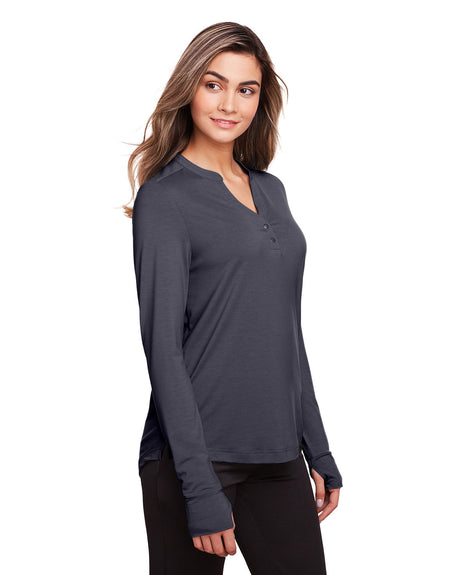 North End Ladies' Jaq Snap-Up Stretch Performance Pullover North End