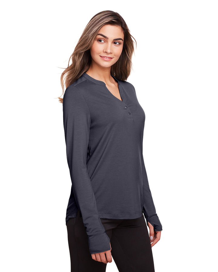 North End Ladies' Jaq Snap-Up Stretch Performance Pullover North End