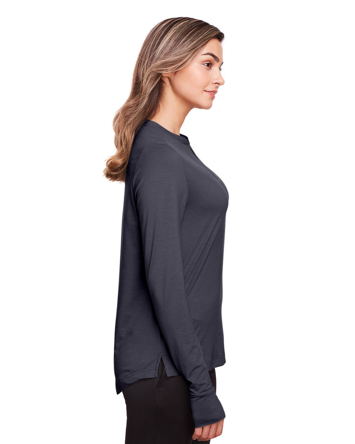 North End Ladies' Jaq Snap-Up Stretch Performance Pullover North End