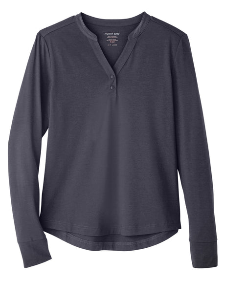 North End Ladies' Jaq Snap-Up Stretch Performance Pullover North End