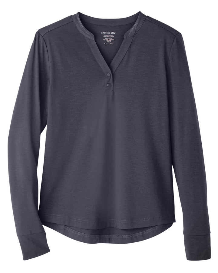 North End Ladies' Jaq Snap-Up Stretch Performance Pullover North End