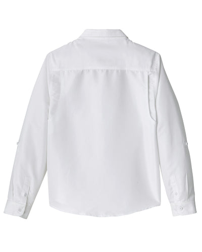 Harriton Ladies' Key West Long-Sleeve Performance Staff Shirt