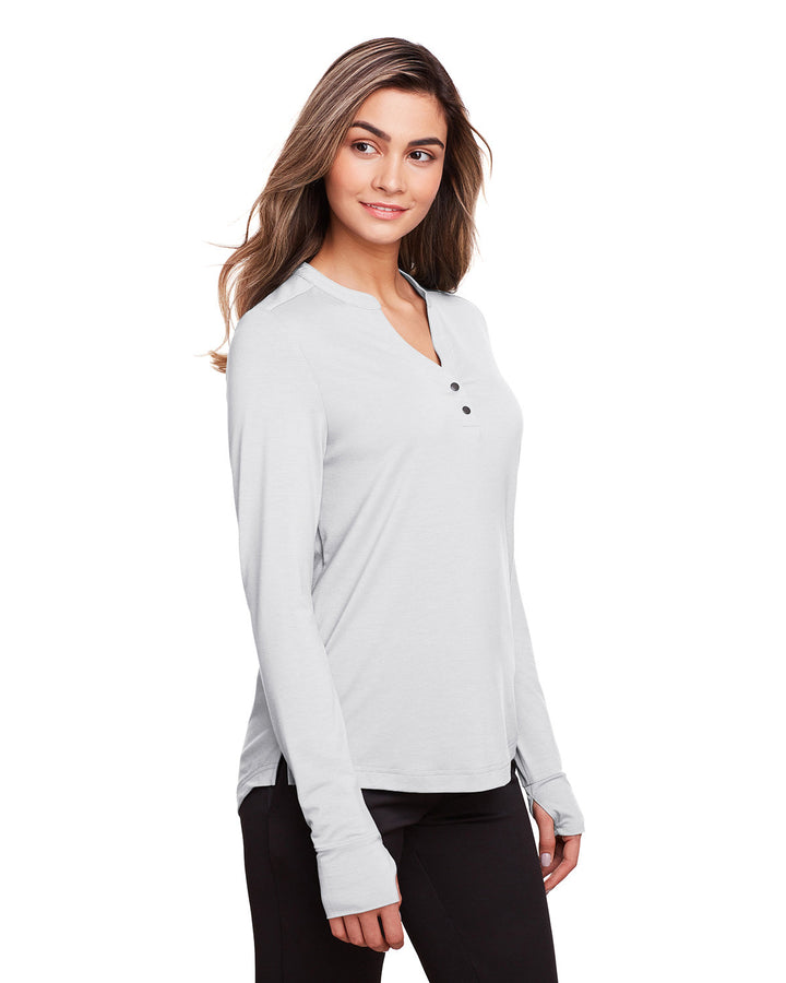 North End Ladies' Jaq Snap-Up Stretch Performance Pullover North End