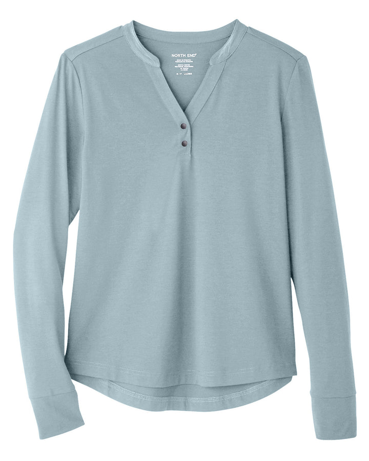 North End Ladies' Jaq Snap-Up Stretch Performance Pullover North End