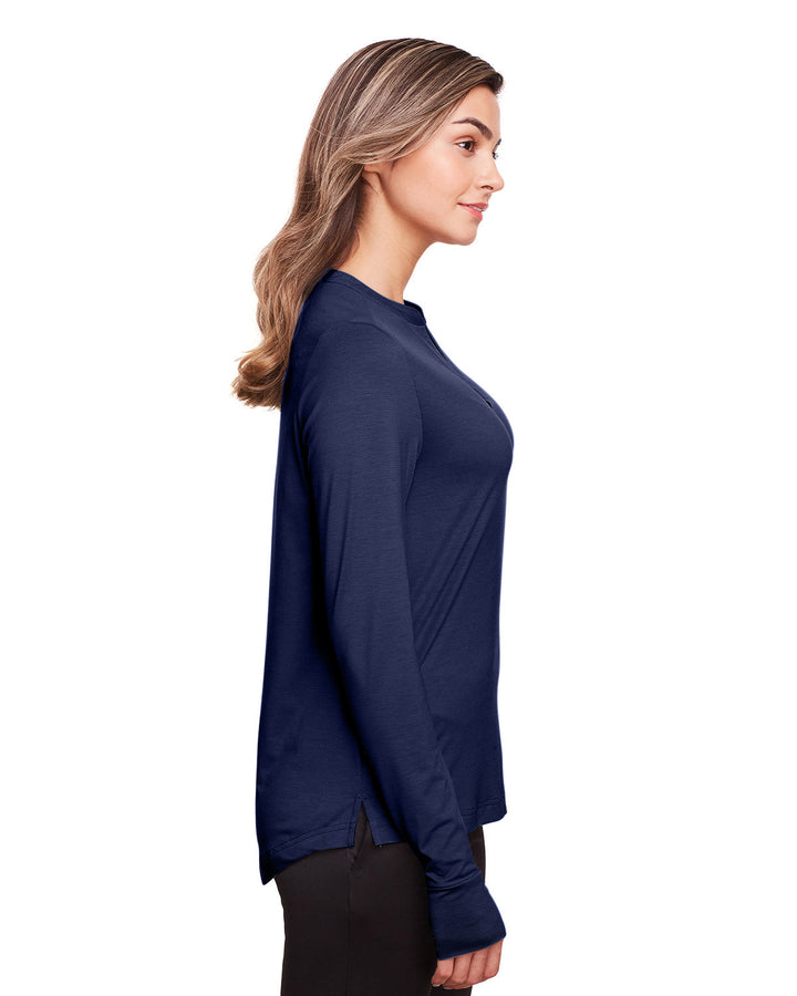 North End Ladies' Jaq Snap-Up Stretch Performance Pullover North End