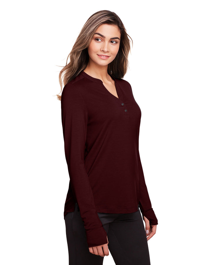 North End Ladies' Jaq Snap-Up Stretch Performance Pullover North End