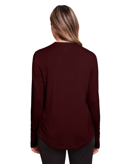 North End Ladies' Jaq Snap-Up Stretch Performance Pullover North End