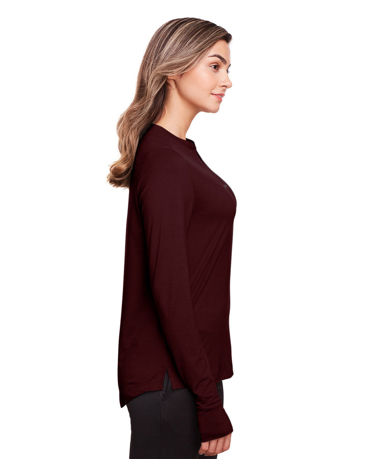 North End Ladies' Jaq Snap-Up Stretch Performance Pullover North End