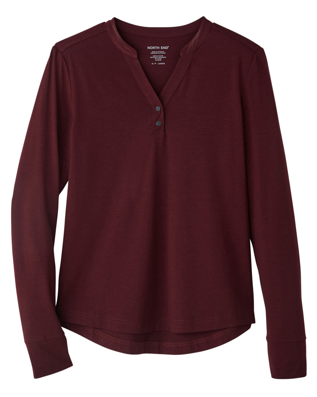 North End Ladies' Jaq Snap-Up Stretch Performance Pullover North End