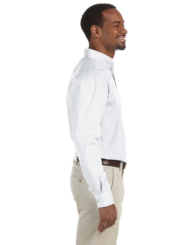 Harriton Men's 3.1 oz. Essential Poplin