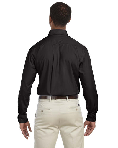 Harriton Men's 3.1 oz. Essential Poplin