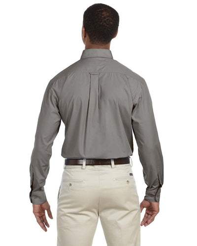 Harriton Men's 3.1 oz. Essential Poplin