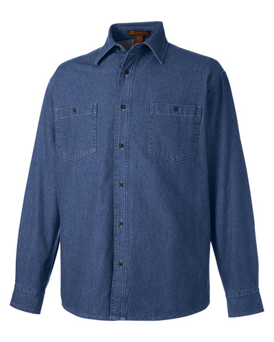 Harriton Men's Denim Shirt-Jacket