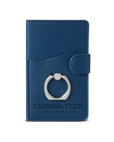 Leeman Tuscany™ Dual Card Pocket With Metal Ring
