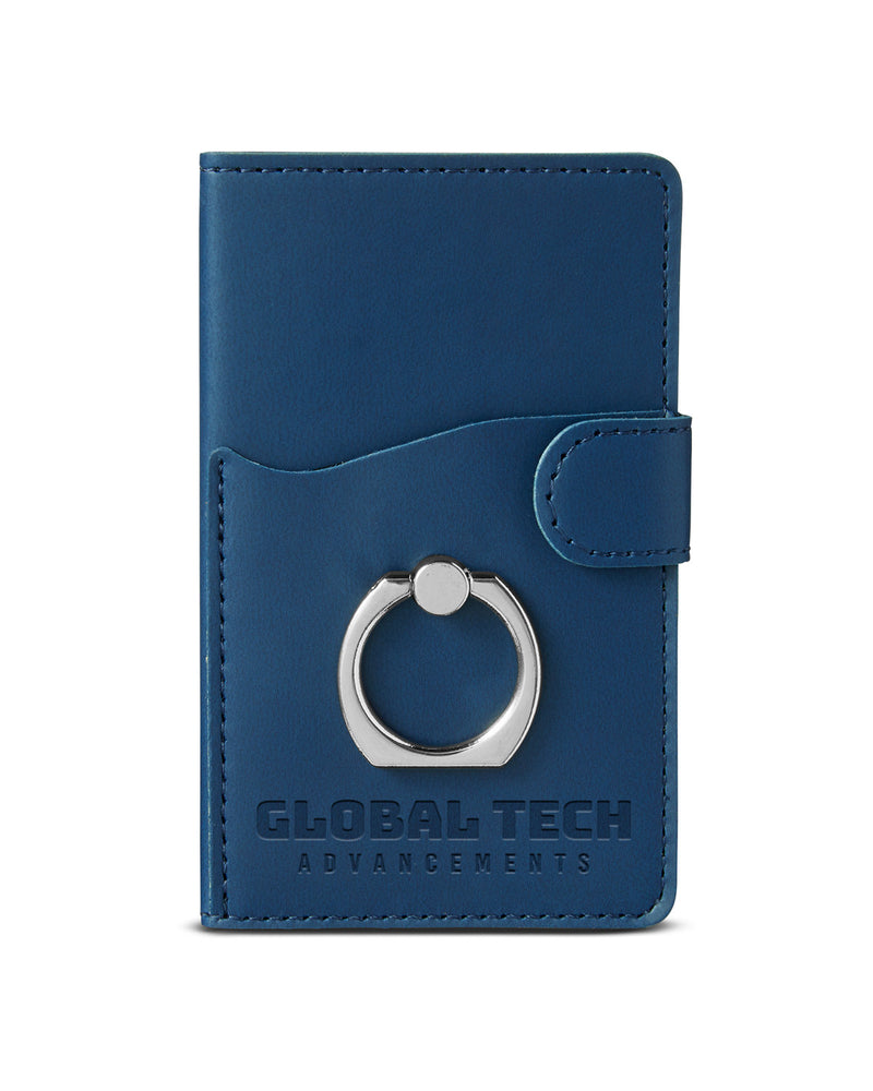 Leeman Tuscany™ Dual Card Pocket With Metal Ring