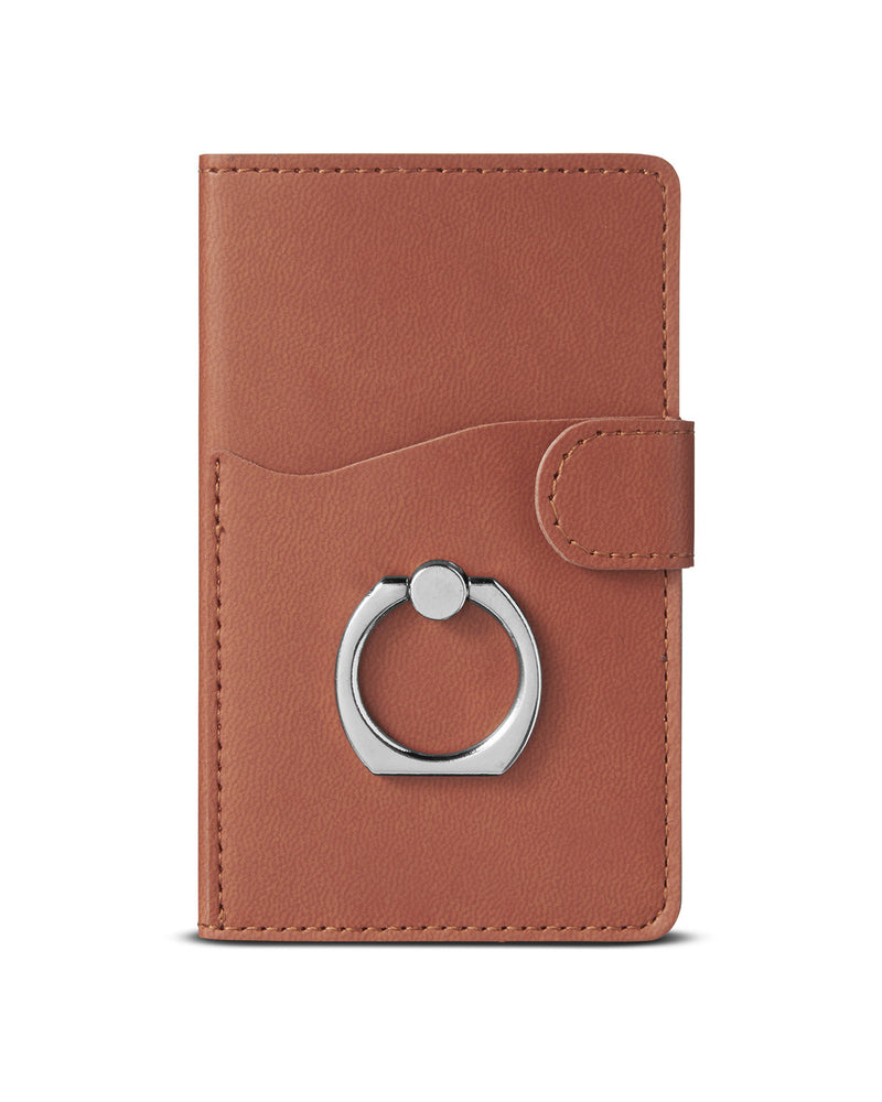 Leeman Tuscany™ Dual Card Pocket With Metal Ring
