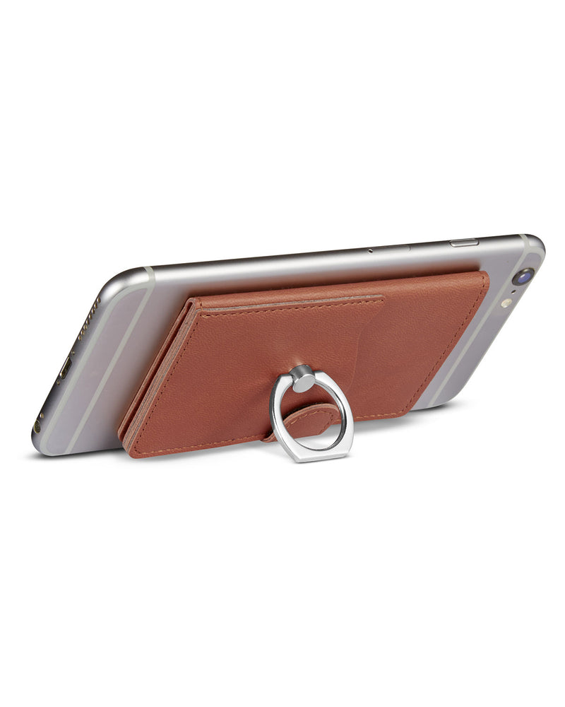 Leeman Tuscany™ Dual Card Pocket With Metal Ring