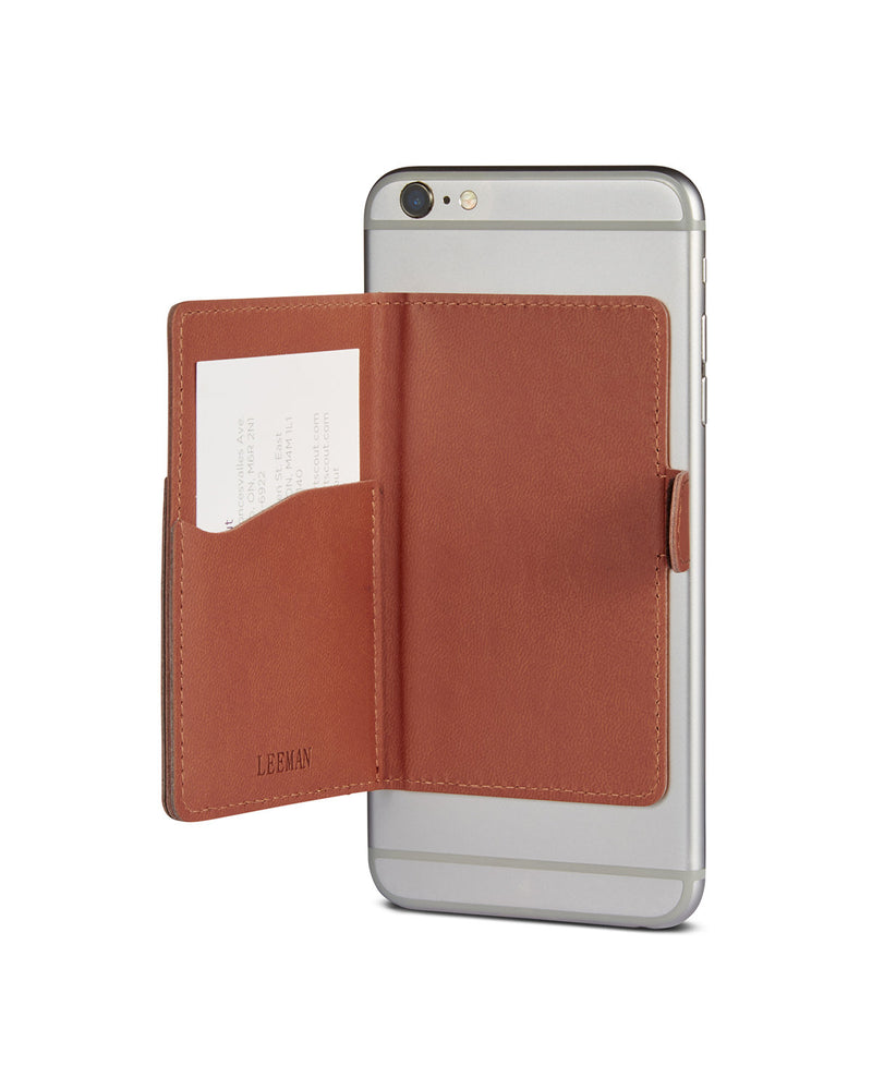 Leeman Tuscany™ Dual Card Pocket With Metal Ring