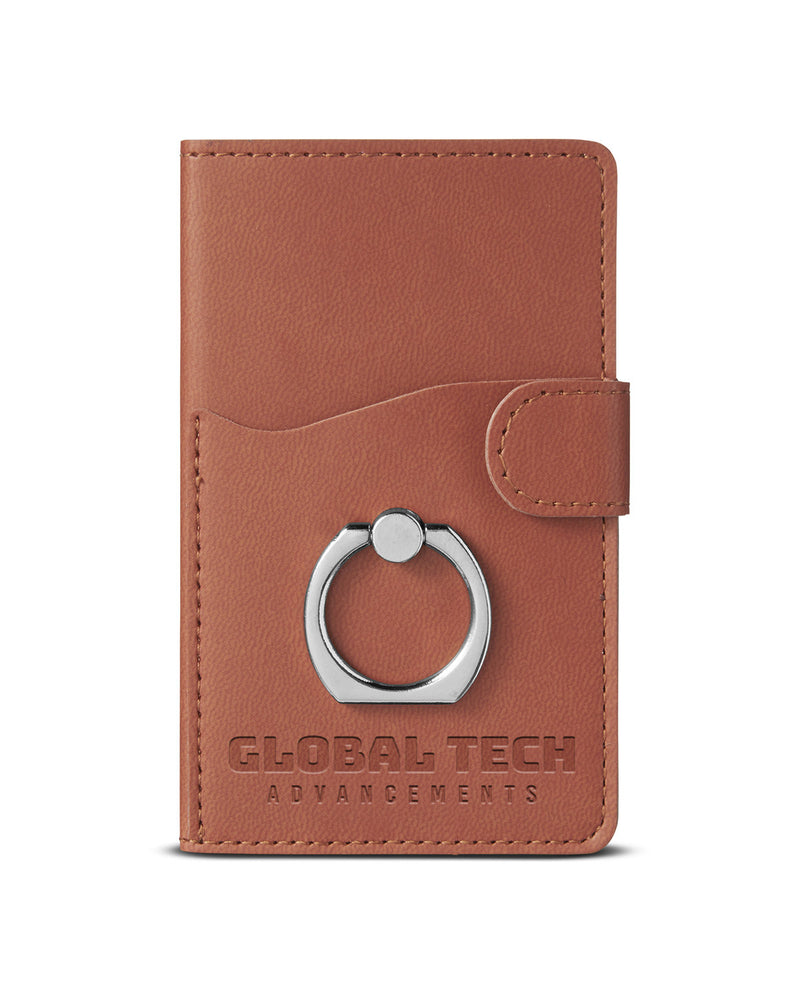 Leeman Tuscany™ Dual Card Pocket With Metal Ring