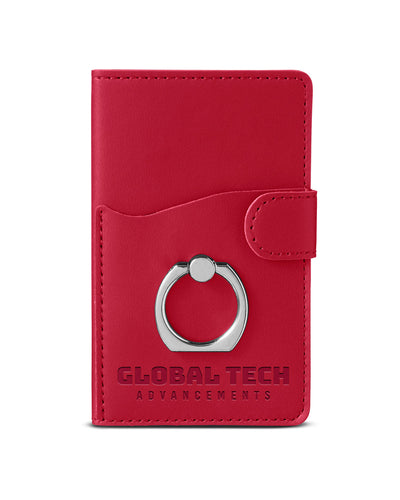 Leeman Tuscany™ Dual Card Pocket With Metal Ring