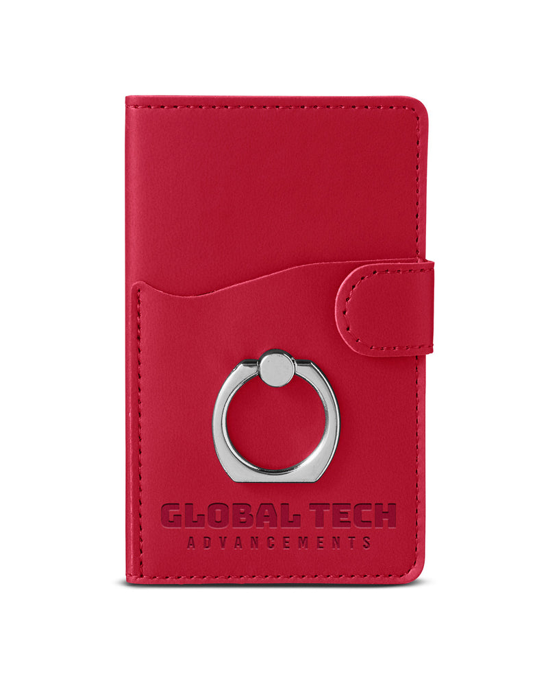 Leeman Tuscany™ Dual Card Pocket With Metal Ring