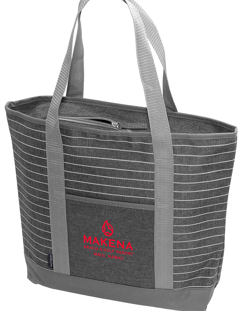 Prime Line Strand Snow Canvas Tote Bag